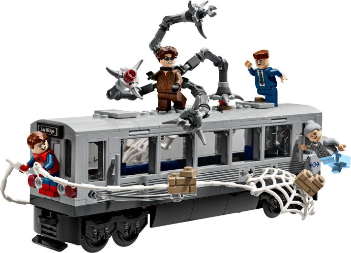 LEGO Marvel Super Heroes 76321 — Lupta de pe acoperisul trenului dintre Omul-Paianjen și Doc Ock