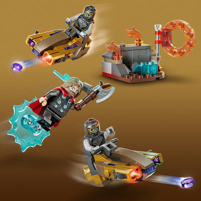 LEGO Marvel Super Heroes 76322 — Thor vs Chitauri din Razbunatorii: Sfârsitul jocului – imagine 4