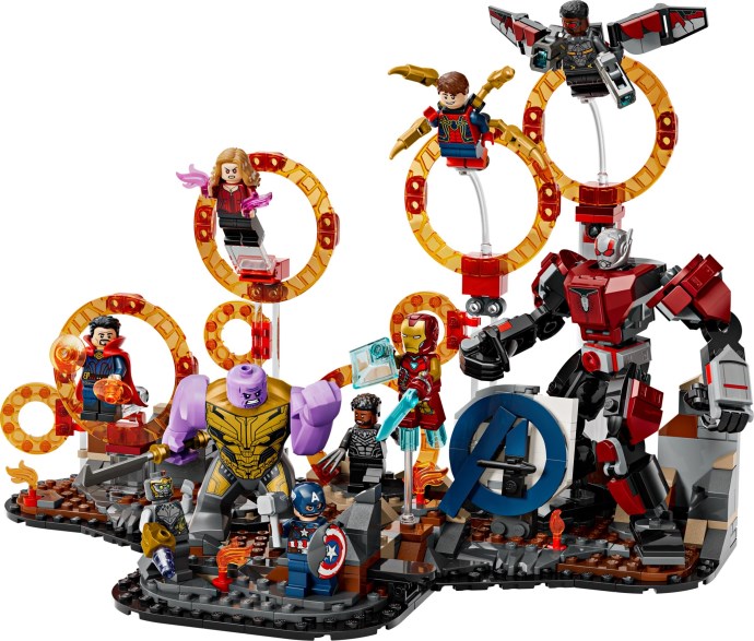 LEGO Marvel Super Heroes 76323 — Razbunatorii: Sfarsitul jocului Batalia finala