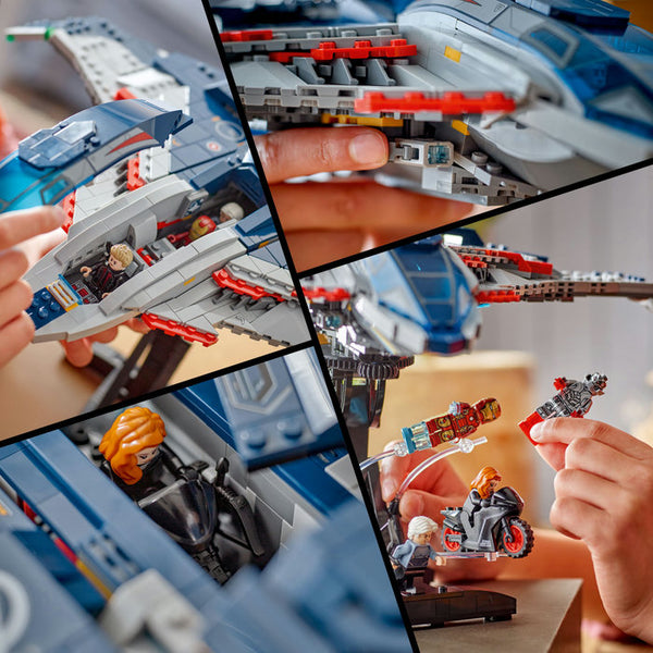 LEGO Marvel Super Heroes 76325 — Quinjet din Razbunatorii: Sub semnul lui Ultron – imagine 5