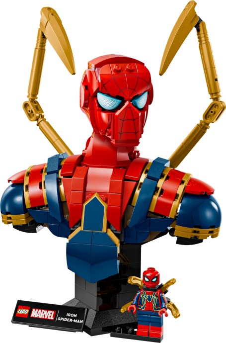 LEGO Marvel Super Heroes 76326 — Bustul lui Iron Spider-Man