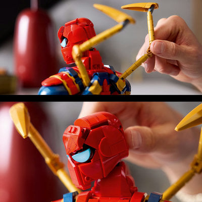 LEGO Marvel Super Heroes 76326 — Bustul lui Iron Spider-Man – imagine 3