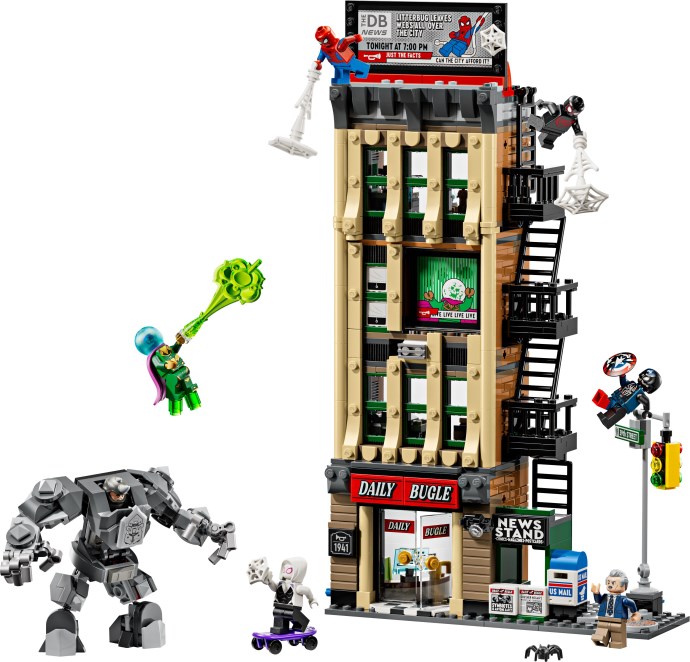 LEGO Marvel Super Heroes 76342 — Omul Păianjen vs Mysterio: Daily Bugle