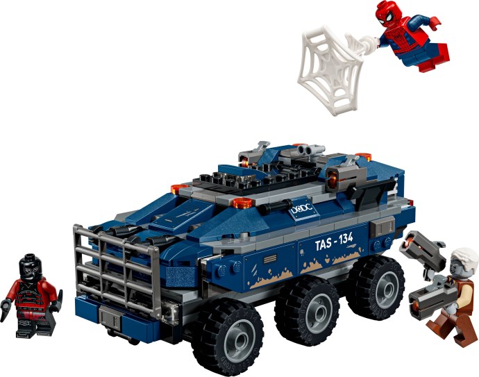 LEGO Marvel Super Heroes 76349 — Urmărire cu Omul Păianjen și mașina închisorii