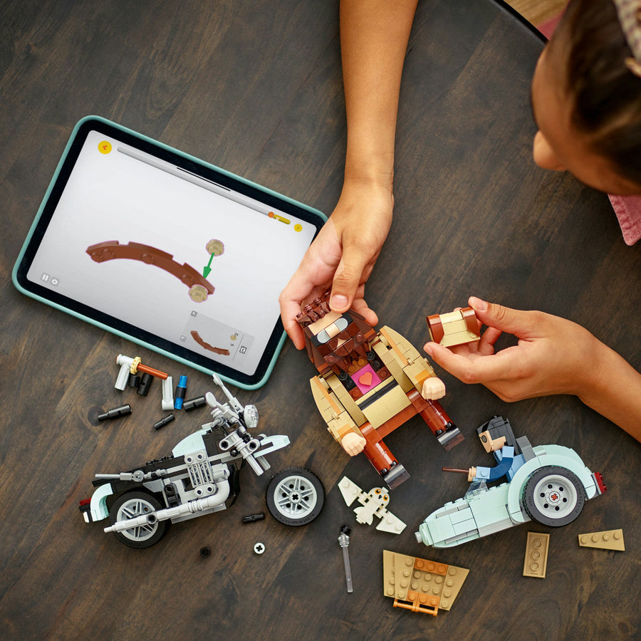 LEGO Harry Potter 76443 — Hagrid™ și Harry pe motocicleta – imagine 6