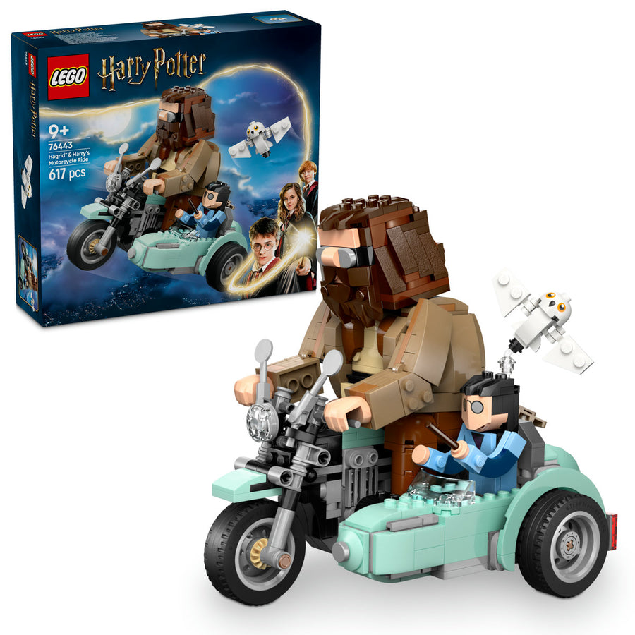 LEGO Harry Potter 76443 — Hagrid™ și Harry pe motocicleta – imagine 1