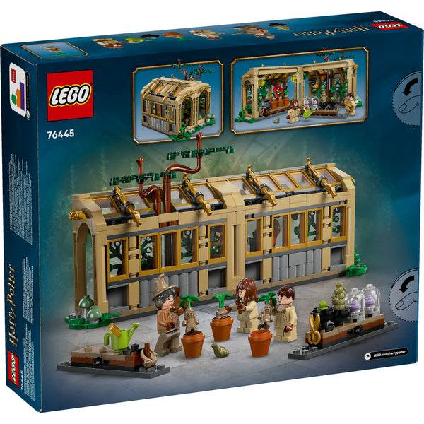 Detaliu mandragore și ghivece din setul LEGO Harry Potter 76445