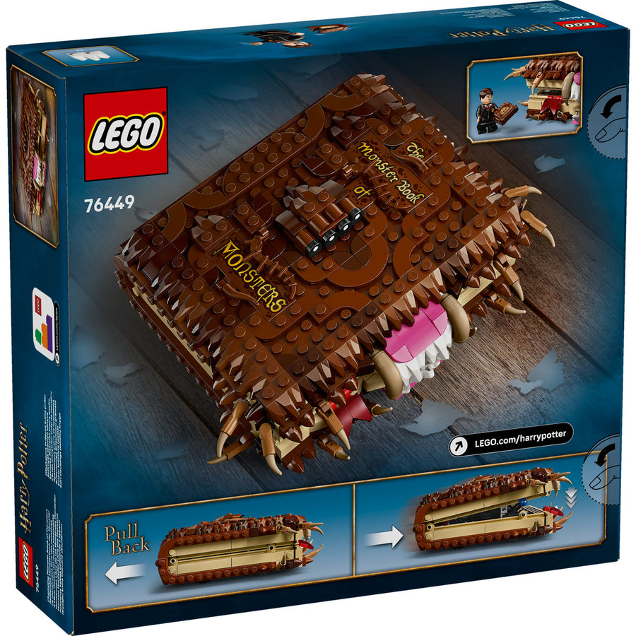 LEGO Harry Potter 76449 — Cartea monștrilor Colți de monstru – imagine 3