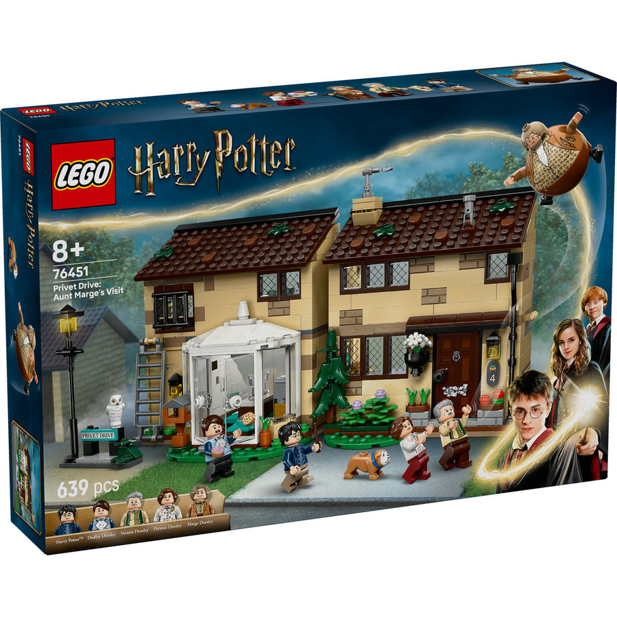 LEGO Harry Potter 76451 — Privet Drive: Vizita mătușii Marge – imagine 2