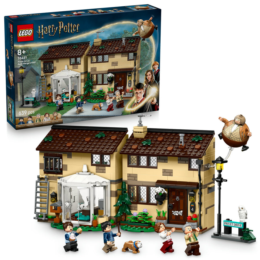 LEGO Harry Potter 76451 — Privet Drive: Vizita mătușii Marge – imagine 1