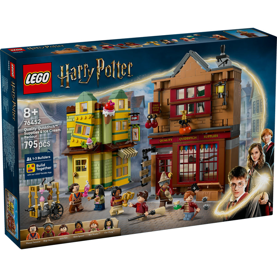 LEGO Harry Potter 76452 — Furnituri Vâjthaț de calitate și magazin de înghețată – imagine 2