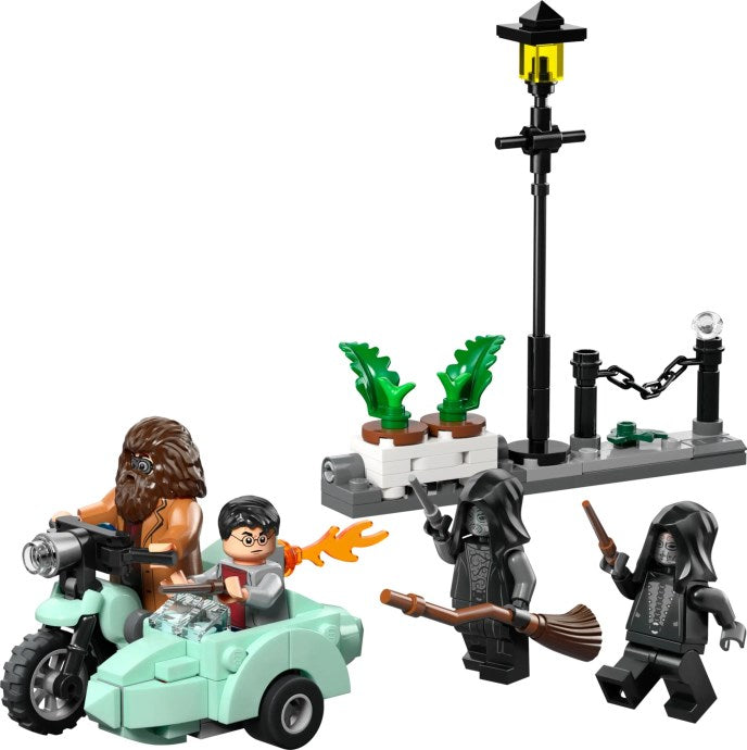 LEGO Harry Potter 76459 — Hagrid™ și Harry în fugă de pe Aleea Boschetelor