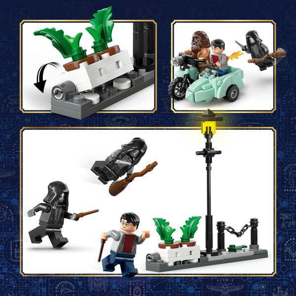 LEGO Harry Potter 76459 — Hagrid™ și Harry în fugă de pe Aleea Boschetelor – imagine 5