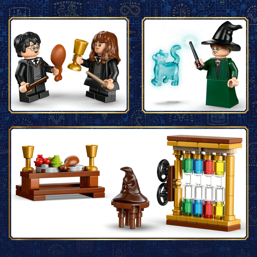 LEGO Harry Potter 76460 — Castelul Hogwarts: Ceremonia Jobenului magic – imagine 4