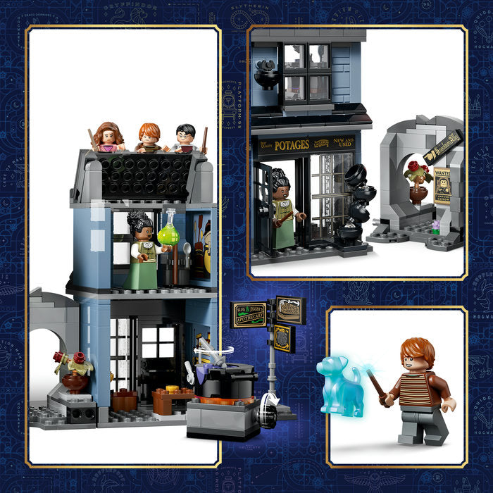 LEGO Harry Potter 76471 — Magazinele de vrăjitorii de pe Aleea Nocturnă – imagine 6