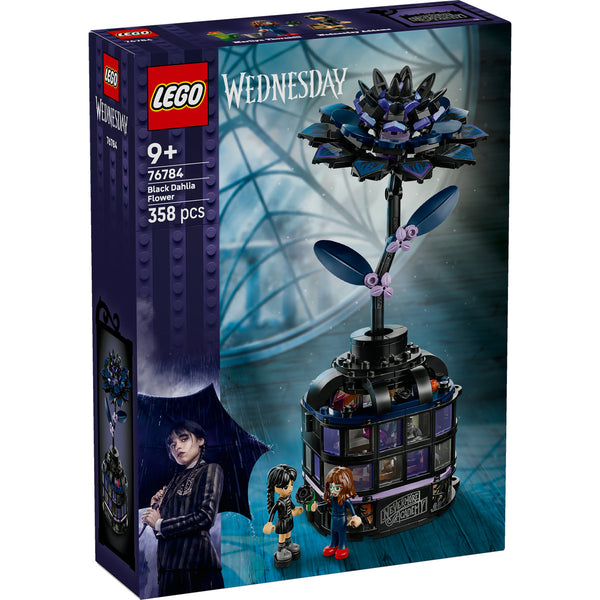 LEGO Wednesday 76784 — Floare de dalie neagra – imagine 2