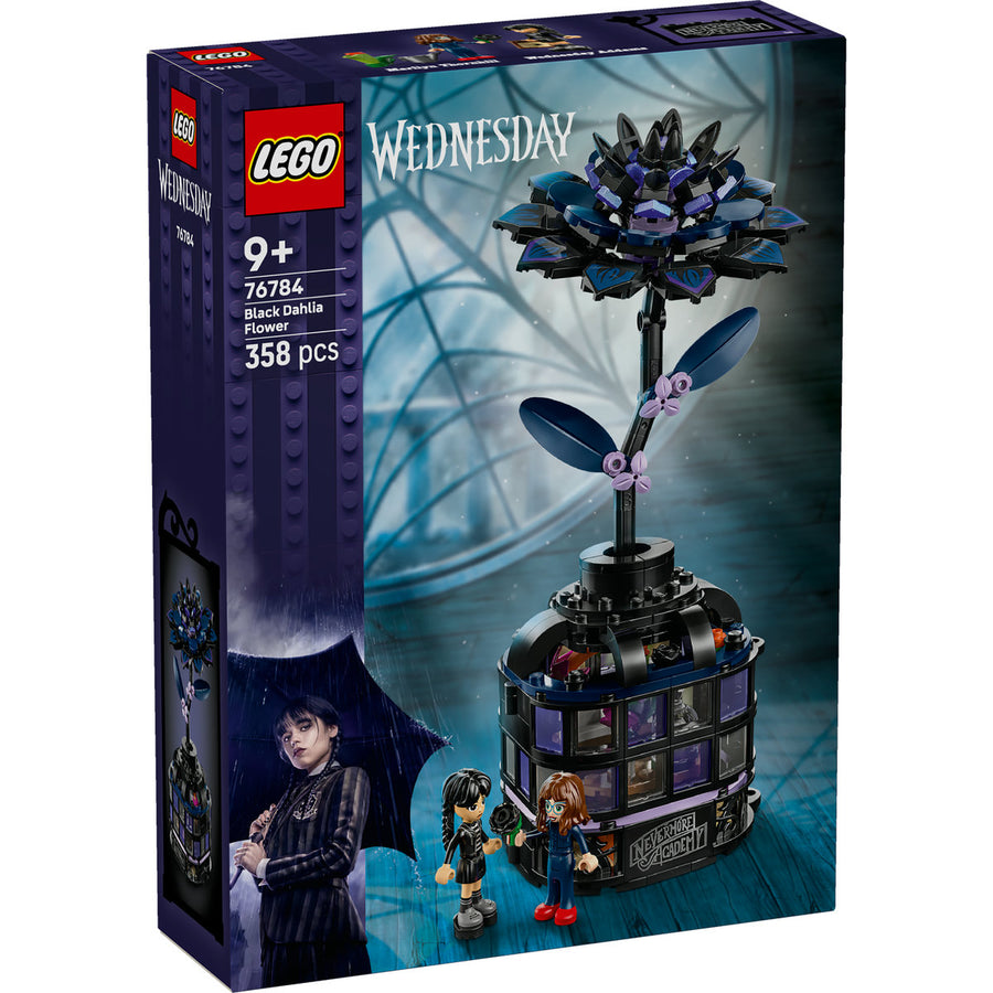 LEGO Wednesday 76784 — Floare de dalie neagra – imagine 2