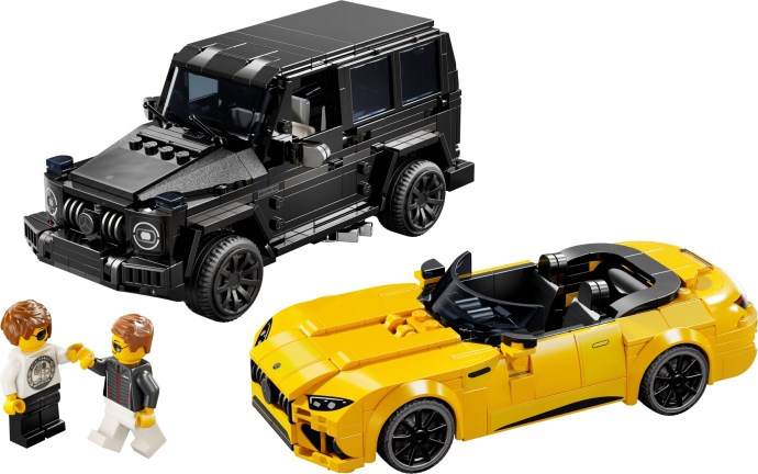 LEGO Speed Champions 76924 — Mercedes-AMG G 63 și Mercedes-AMG SL 63