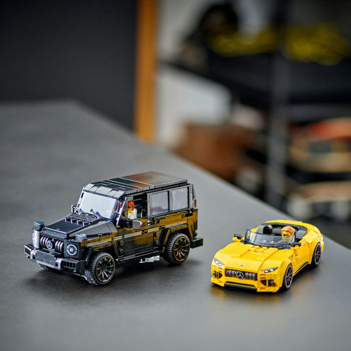 LEGO Speed Champions 76924 — Mercedes-AMG G 63 și Mercedes-AMG SL 63 – imagine 8