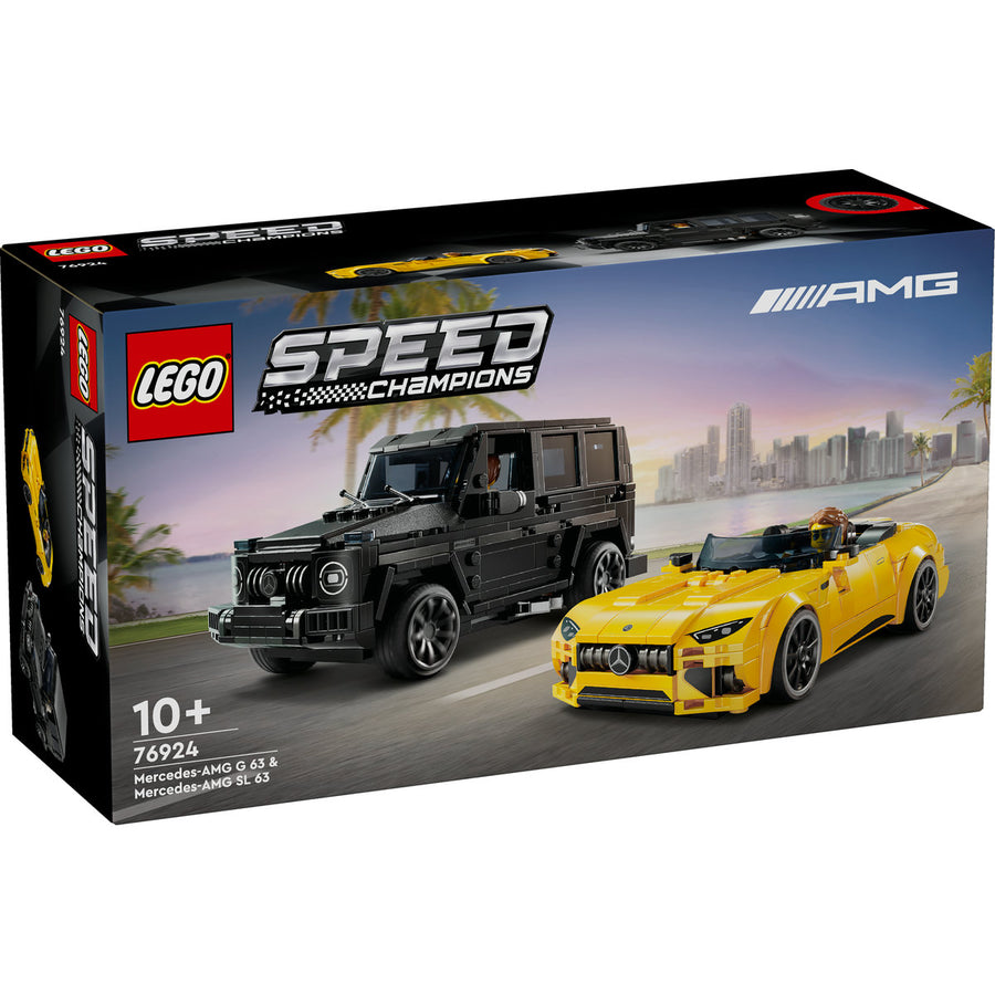 LEGO Speed Champions 76924 — Mercedes-AMG G 63 și Mercedes-AMG SL 63 – imagine 2