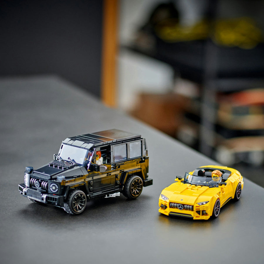 LEGO Speed Champions 76924 — Mercedes-AMG G 63 și Mercedes-AMG SL 63 – imagine 6