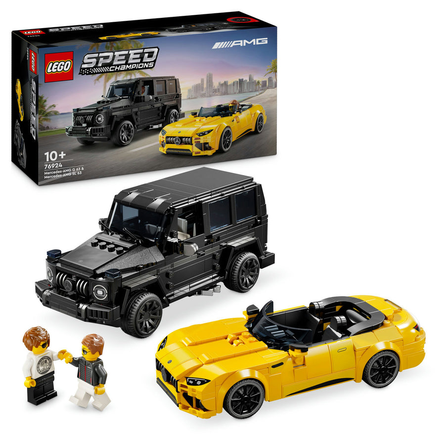 LEGO Speed Champions 76924 — Mercedes-AMG G 63 și Mercedes-AMG SL 63 – imagine 1