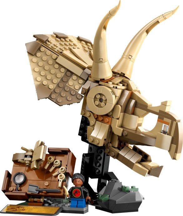 LEGO Jurassic World 76969 — Fosile de dinozaur: craniu de Triceratops