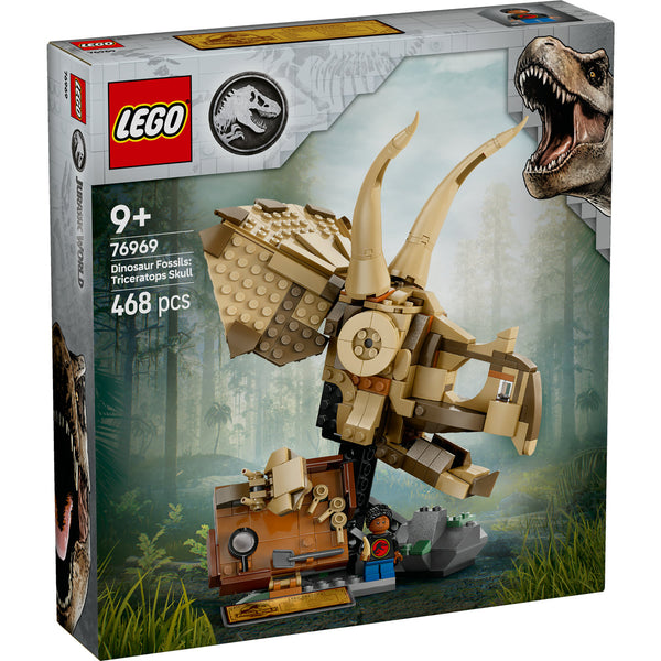 LEGO Jurassic World 76969 — Fosile de dinozaur: craniu de Triceratops – imagine 2