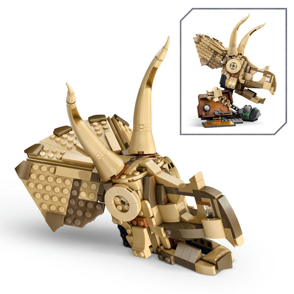 LEGO Jurassic World 76969 — Fosile de dinozaur: craniu de Triceratops – imagine 5