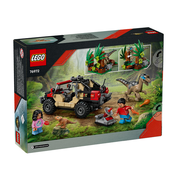 LEGO Jurassic World 76972 — Evadare off-road din calea unui Velociraptor – imagine 3