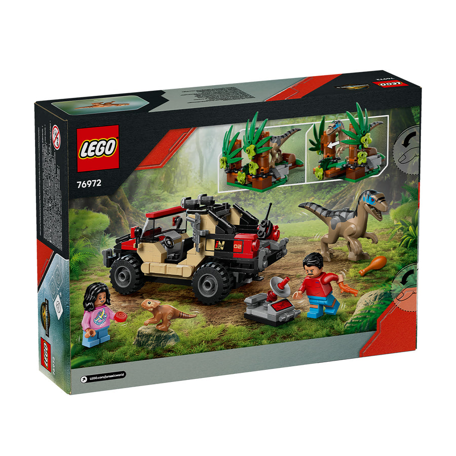 LEGO Jurassic World 76972 — Evadare off-road din calea unui Velociraptor – imagine 3