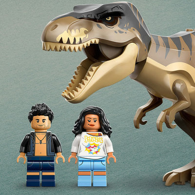 LEGO Jurassic World 76975 — Evadare pe rau din calea unui T. rex – imagine 9