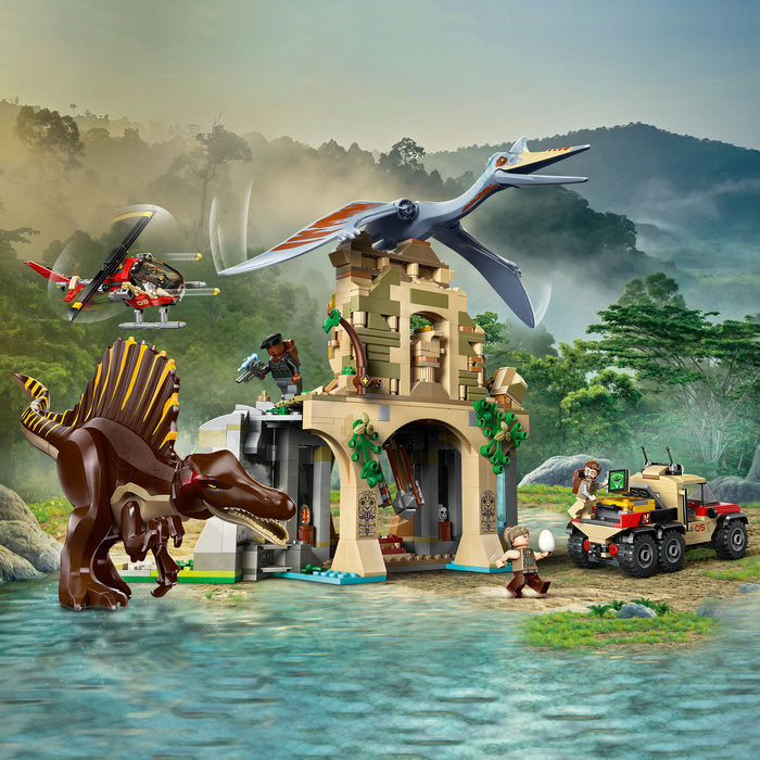 LEGO Jurassic World 76976 — Misiune aeriana cu Spinosaurus și Quetzalcoatlus – imagine 8