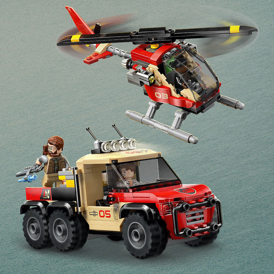 LEGO Jurassic World 76976 — Misiune aeriana cu Spinosaurus și Quetzalcoatlus – imagine 7
