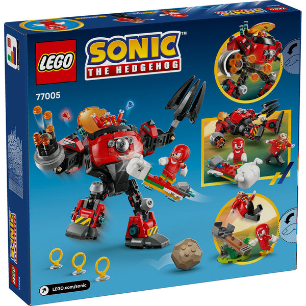 LEGO Sonic the Hedgehog 77005 — Knuckles vs. Dr. Eggman și robotul Egg Crusher – imagine 3