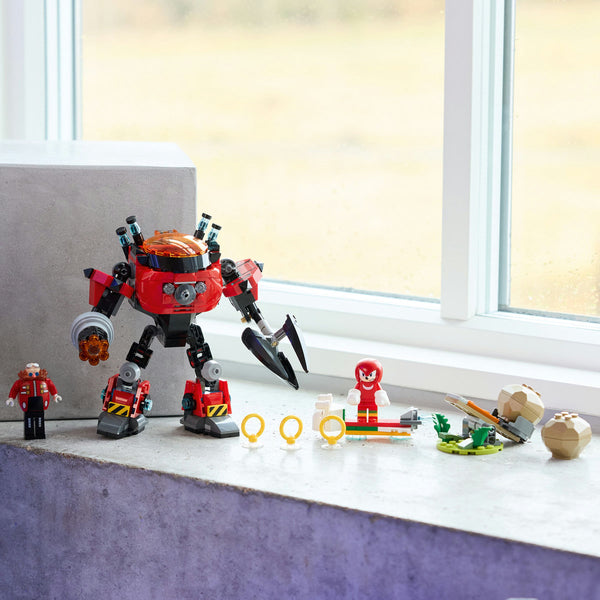 LEGO Sonic the Hedgehog 77005 — Knuckles vs. Dr. Eggman și robotul Egg Crusher – imagine 6