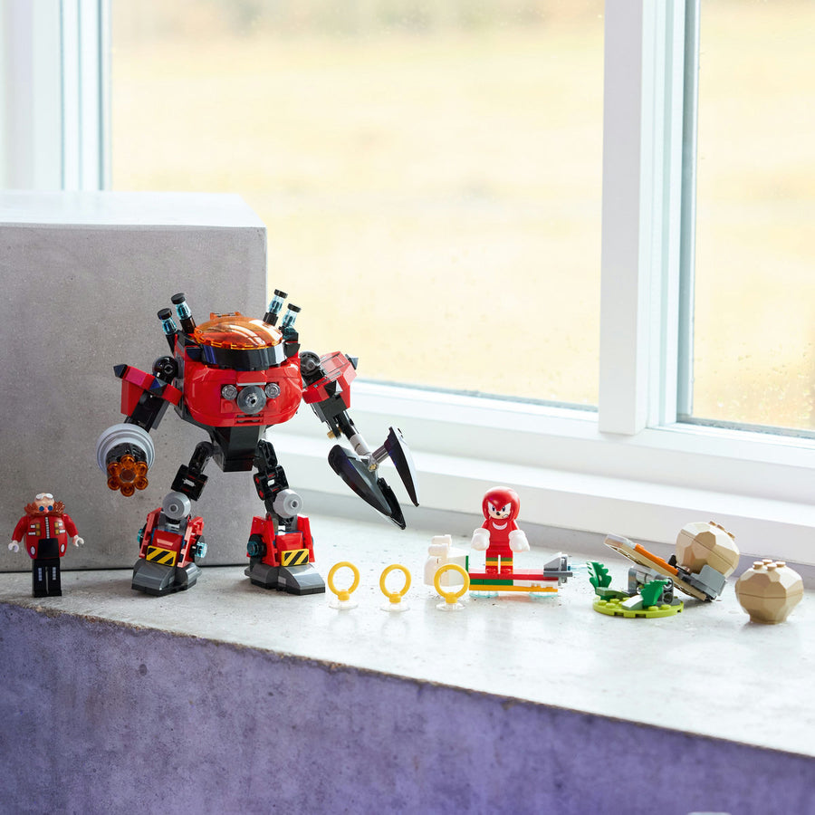 LEGO Sonic the Hedgehog 77005 — Knuckles vs. Dr. Eggman și robotul Egg Crusher – imagine 6