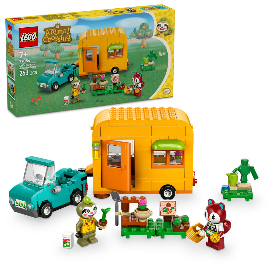 LEGO Animal Crossing 77054 — Caravana și magazinul de gradinarit al lui Leif – imagine 1