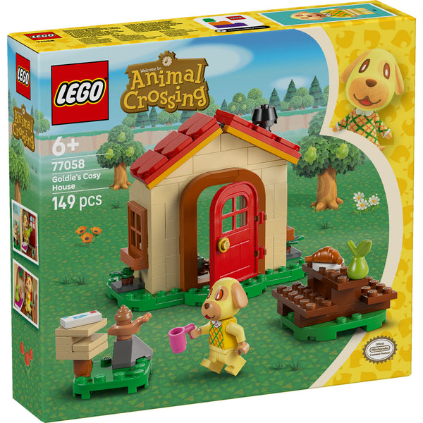 LEGO Animal Crossing 77058 — Casa confortabila a lui Goldie – imagine 4