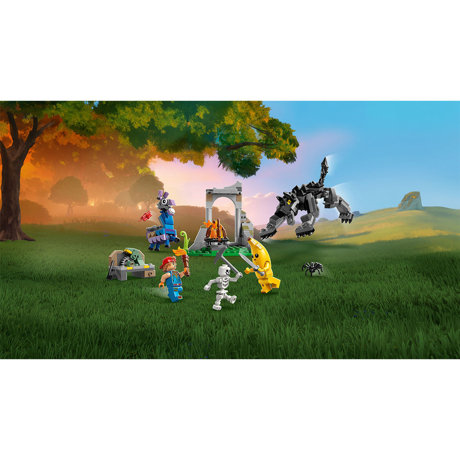 LEGO FORTNITE 77075 — Tabara lui Peely și Sparkplug – imagine 7