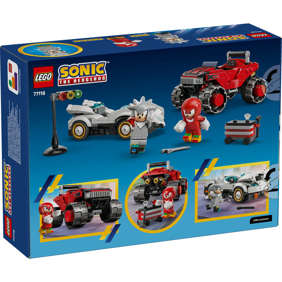 LEGO Sonic the Hedgehog 77118 — Mașina lui Silver vs Camionul gigant al lui Knuckles – imagine 3