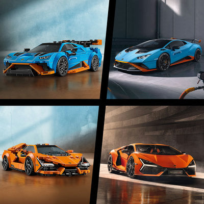 LEGO Speed Champions 77238 — Lamborghini Revuelto și Huracán STO – imagine 9