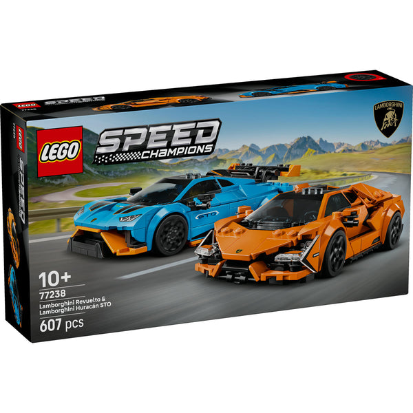 LEGO Speed Champions 77238 — Lamborghini Revuelto și Huracán STO – imagine 2