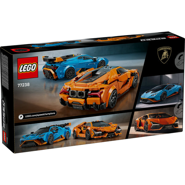 LEGO Speed Champions 77238 — Lamborghini Revuelto și Huracán STO – imagine 3