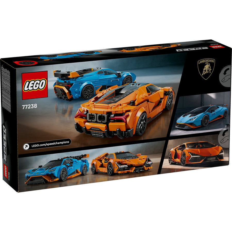 LEGO Speed Champions 77238 — Lamborghini Revuelto și Huracán STO – imagine 3