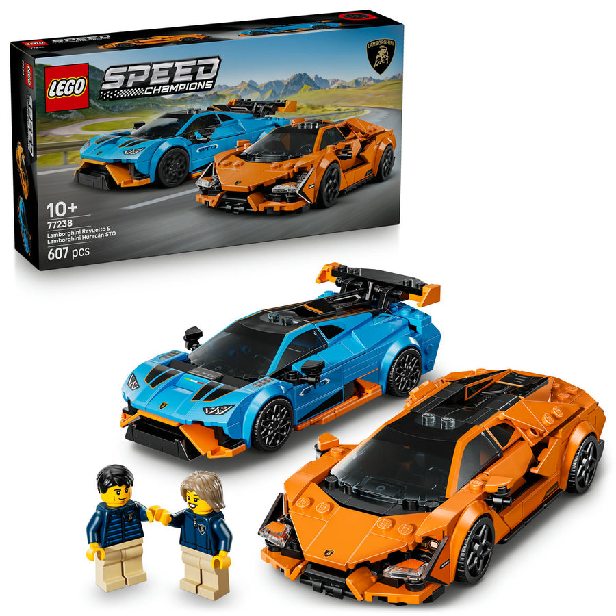 LEGO Speed Champions 77238 — Lamborghini Revuelto și Huracán STO – imagine 1