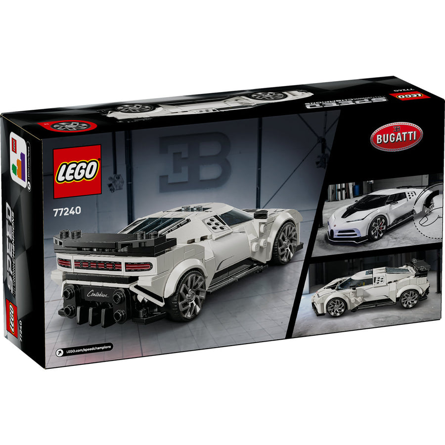 LEGO Speed Champions 77240 — Hipermasina sport Bugatti Centodieci – imagine 3