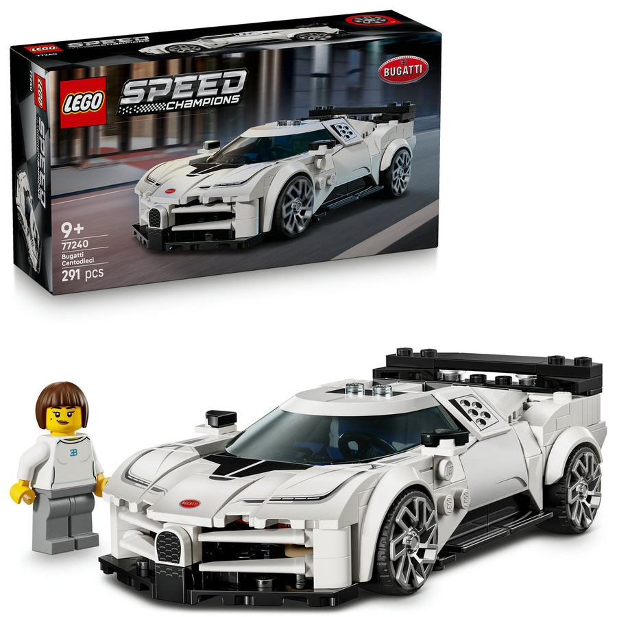 LEGO Speed Champions 77240 — Hipermasina sport Bugatti Centodieci – imagine 1