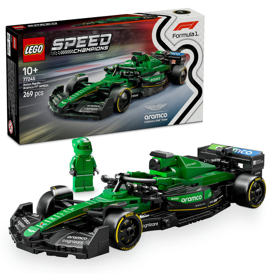 LEGO Speed Champions 77245 — Masina de curse Aston Martin Aramco F1® AMR24 – imagine 1