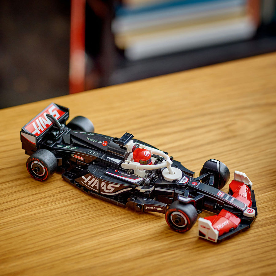 LEGO Speed Champions 77250 — Masina de curse MoneyGram Haas F1® Team VF-24 – imagine 6